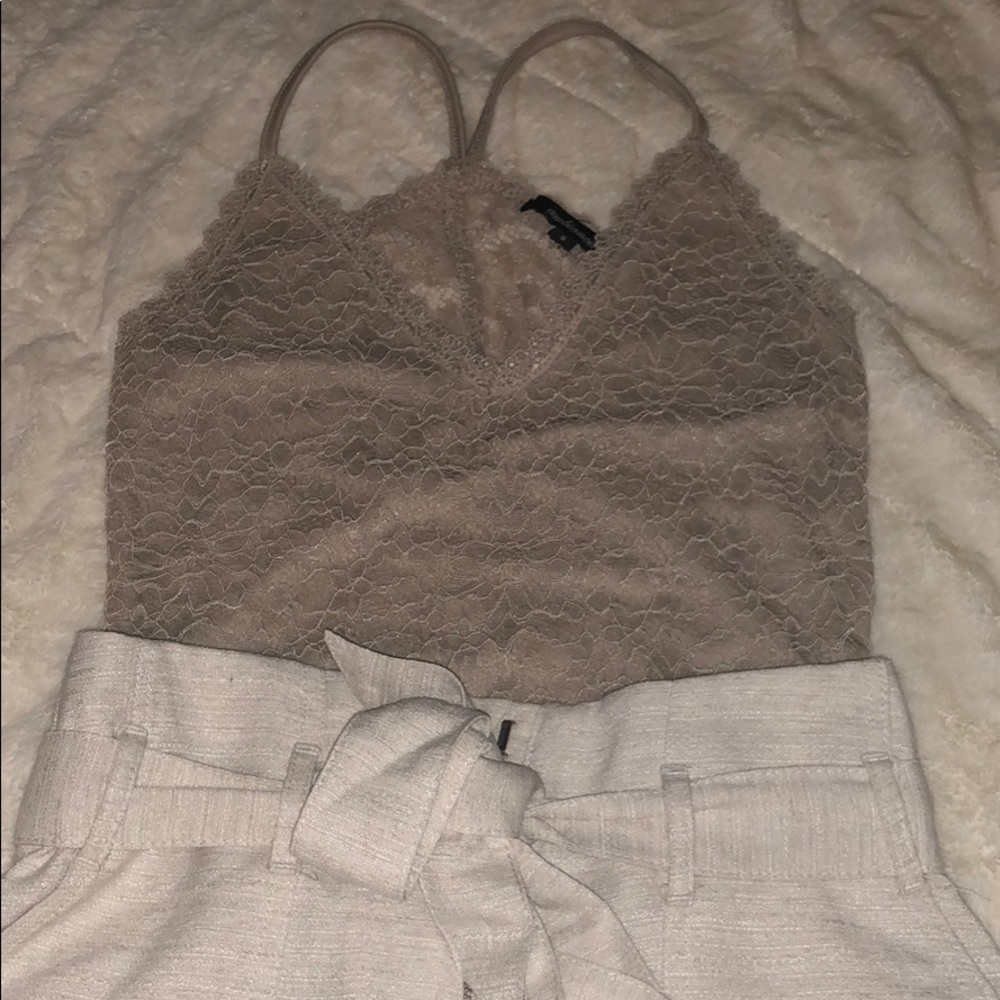 Lace body suit